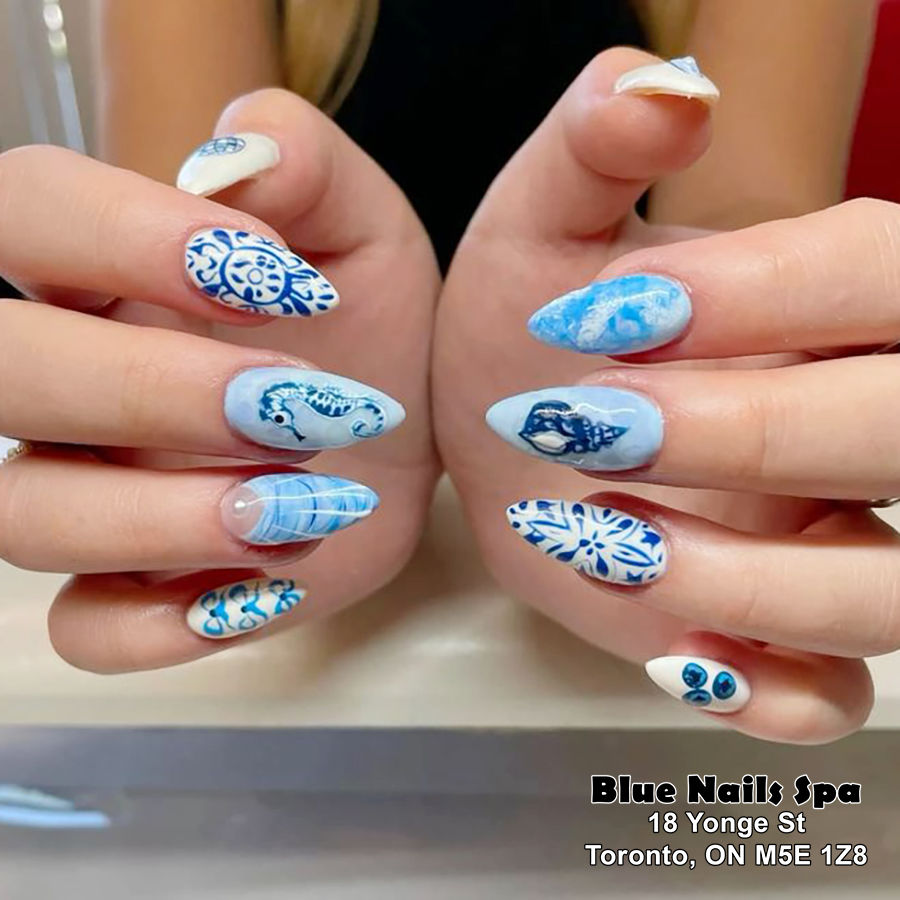 Summer Nails | Blue Nails Spa
